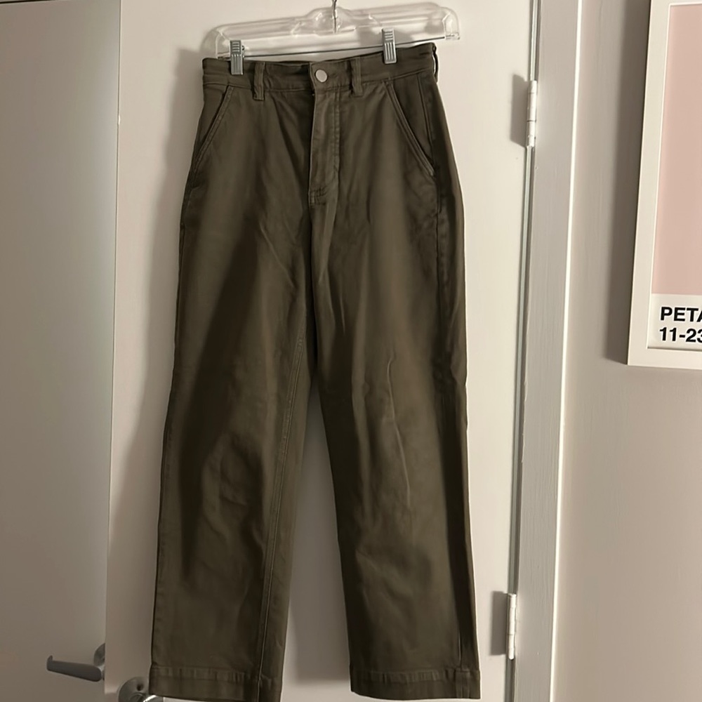Everlane cropped straight- leg pants